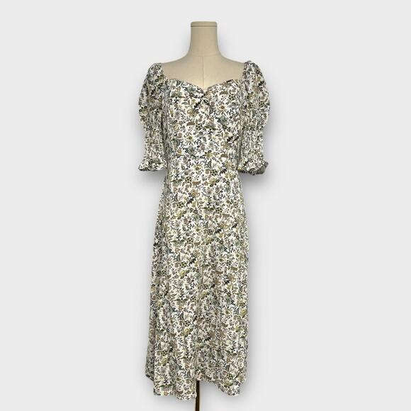 Audrey Parks x Francesca's Bobbi Floral Midi Dress Size Medium - Picture 3 of 9
